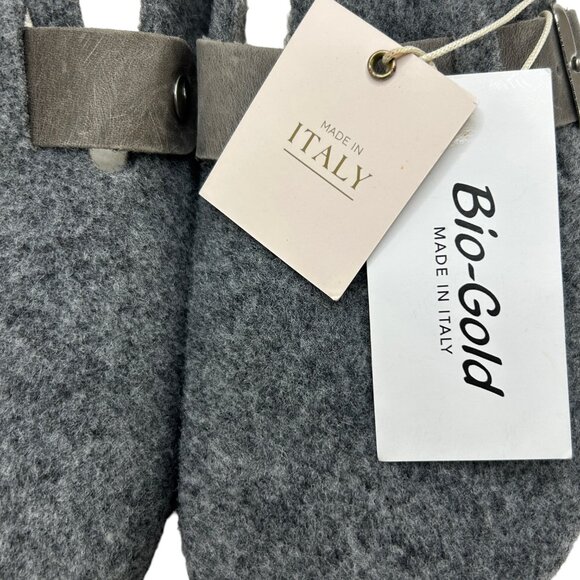 Bio-Gold Felt Slip-On Mules Clogs NWT (11) - Picture 13 of 16